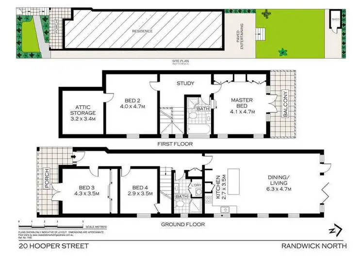 Floorplan of Homely house listing, 20 Hooper Street, Randwick NSW 2031