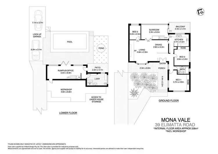 Floorplan of Homely house listing, 39 Elimatta Road, Mona Vale NSW 2103