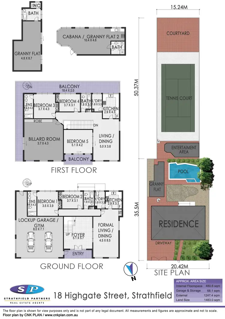 Floorplan of Homely house listing, 18 Highgate Street, Strathfield NSW 2135