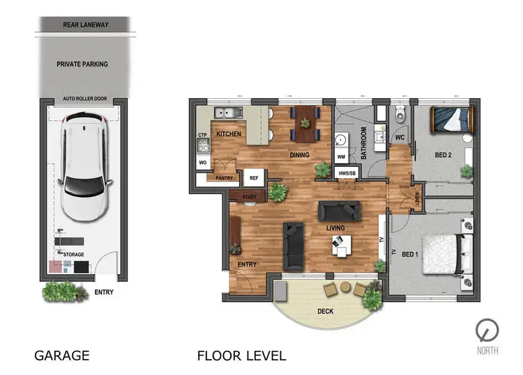 Floorplan of Homely apartment listing, 6/4-6 Pearl Street, Kingscliff NSW 2487