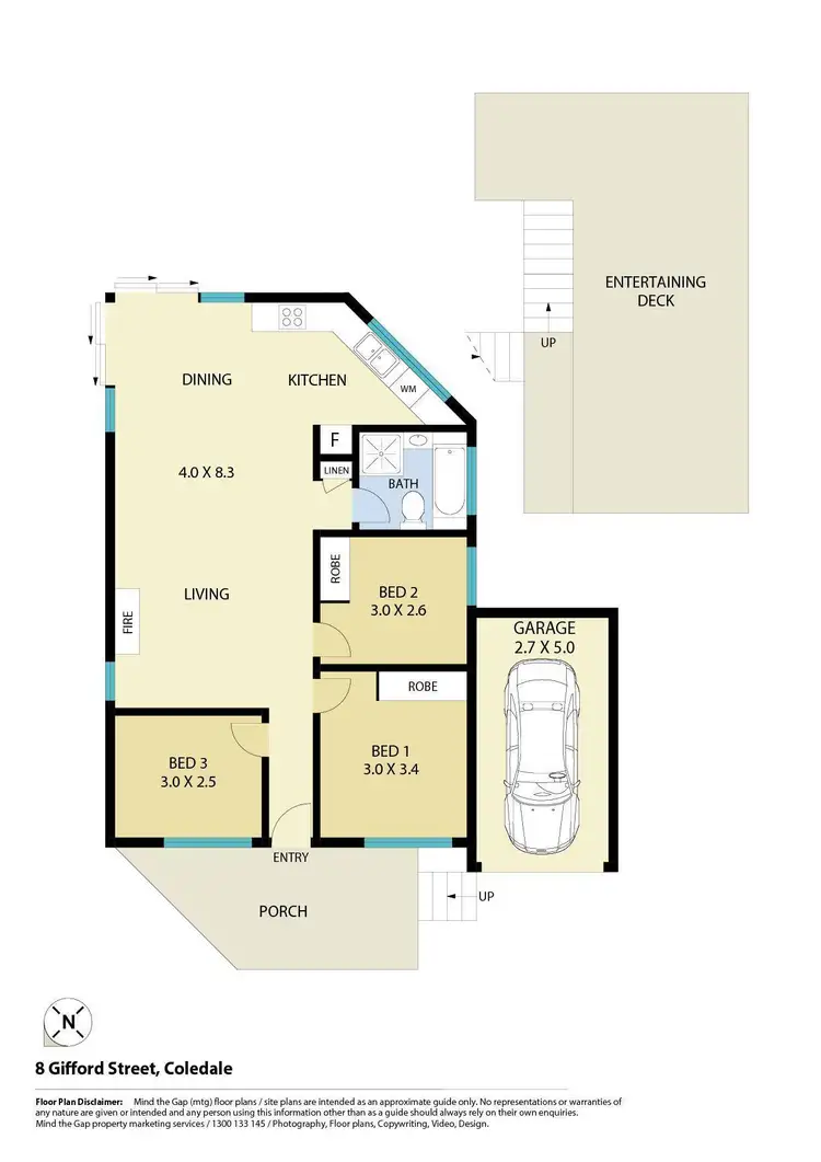 Floorplan of Homely house listing, 8 Gifford Street, Coledale NSW 2515