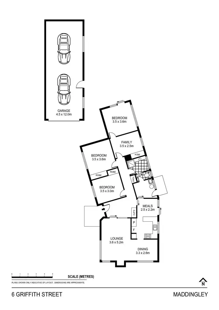 Floorplan of Homely house listing, 6 Griffith Street, Maddingley VIC 3340
