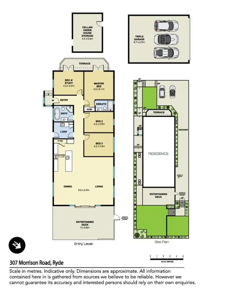 Floorplan of Homely house listing, 307 Morrison Road, Ryde NSW 2112