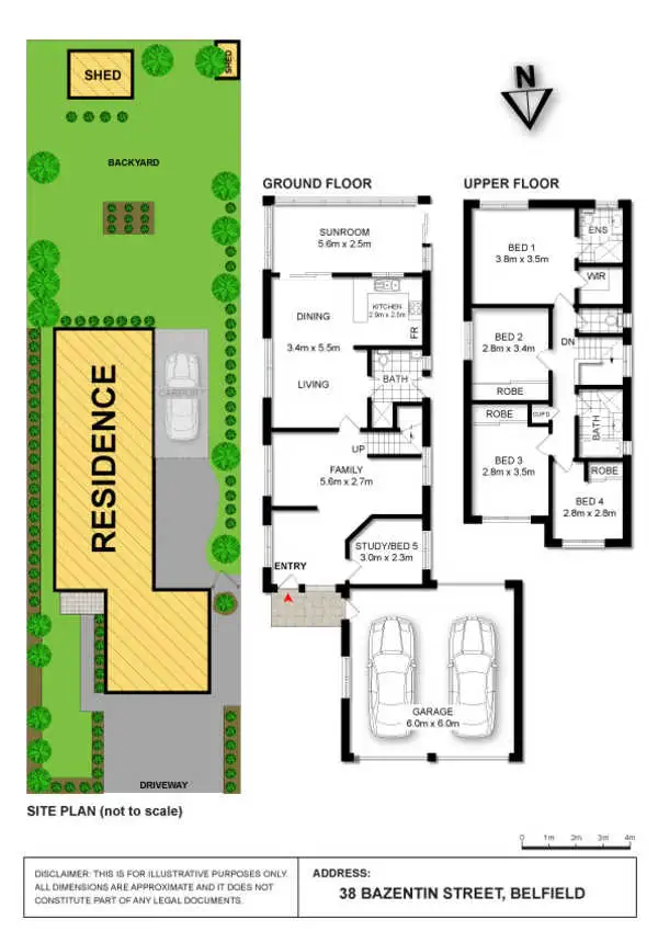 Floorplan of Homely house listing, 38 Bazentin Street, Belfield NSW 2191