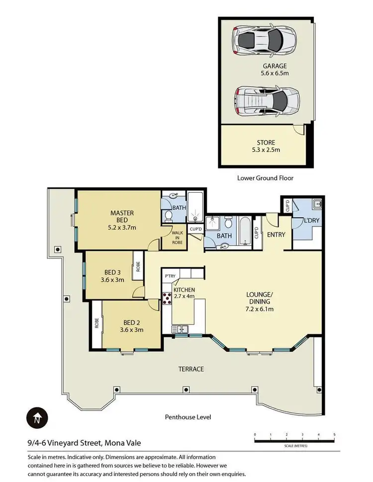 Floorplan of Homely apartment listing, 9/4-6 Vineyard Street, Mona Vale NSW 2103