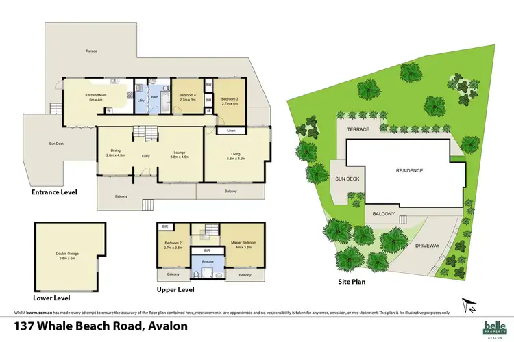 Floorplan of Homely house listing, 137 Whale Beach Road, Avalon Beach NSW 2107