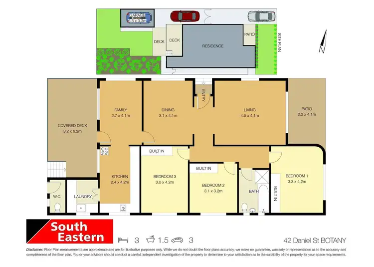Floorplan of Homely house listing, 42 Daniel Street, Botany NSW 2019