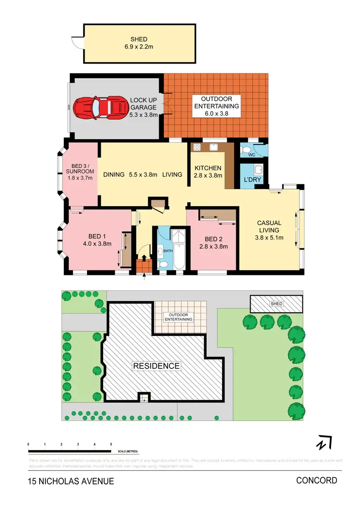 Floorplan of Homely house listing, 15 Nicholas Avenue, Concord NSW 2137