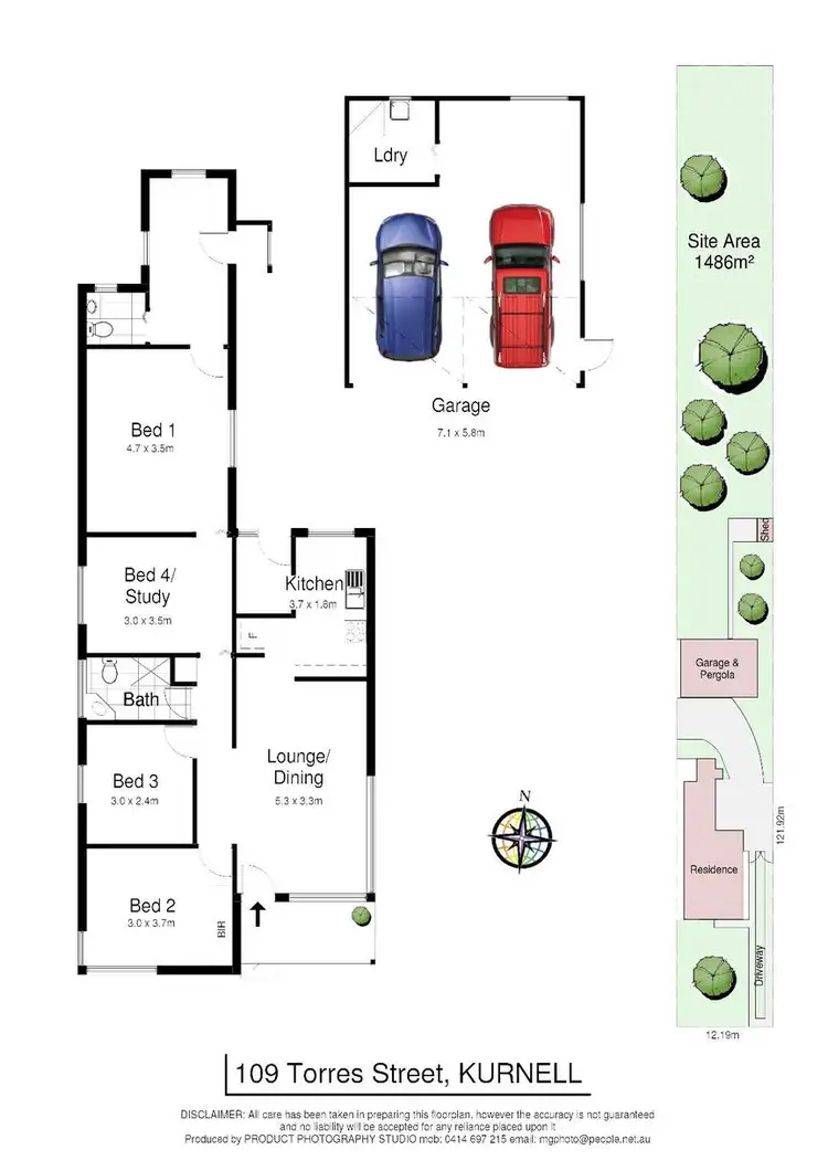 Floorplan of Homely house listing, 109 Torres Street, Kurnell NSW 2231