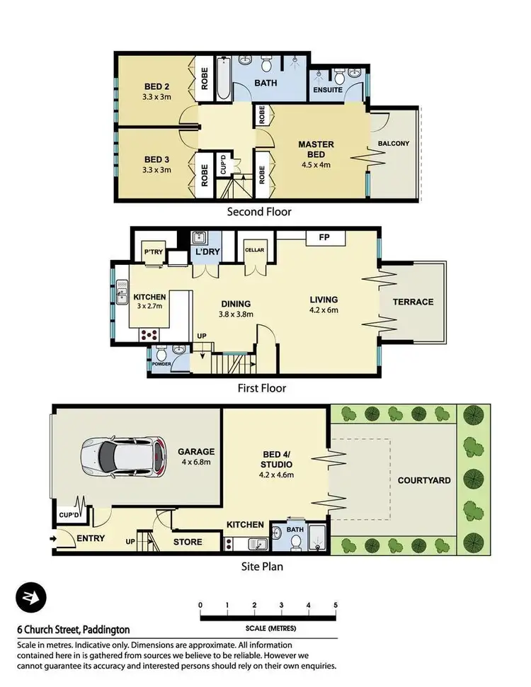 Floorplan of Homely house listing, 6 Church Street, Paddington NSW 2021
