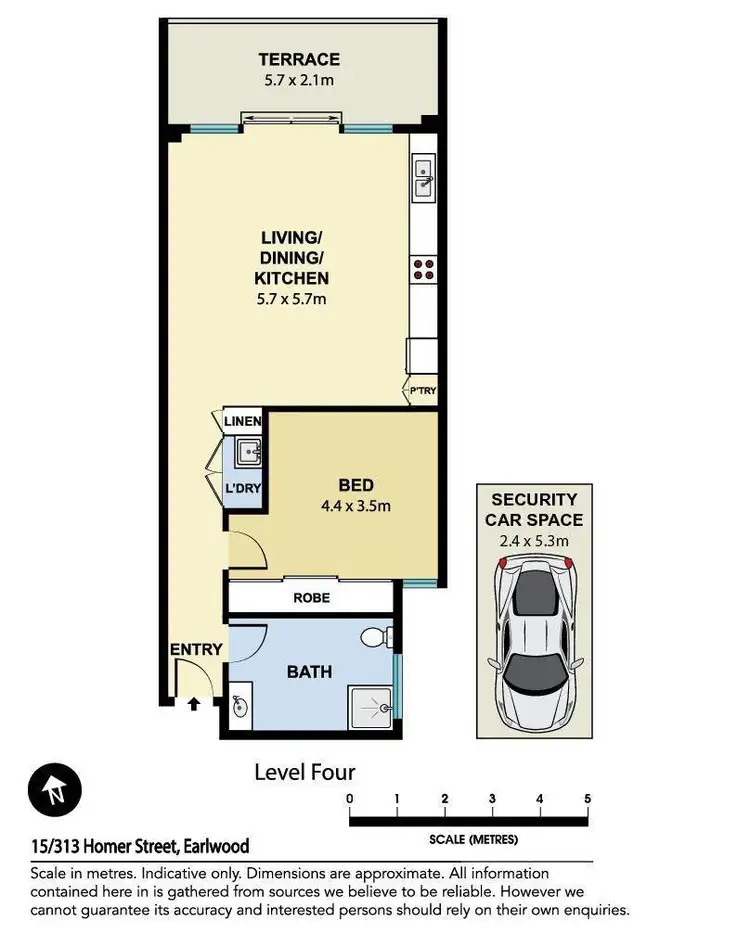 Floorplan of Homely apartment listing, 15/313a Homer Street, Earlwood NSW 2206