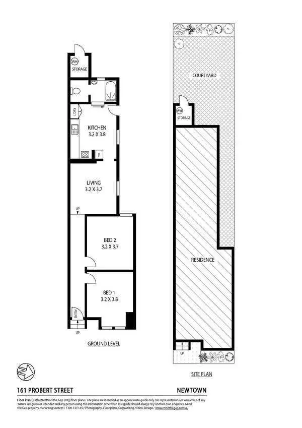 Floorplan of Homely house listing, 161 Probert Street, Newtown NSW 2042