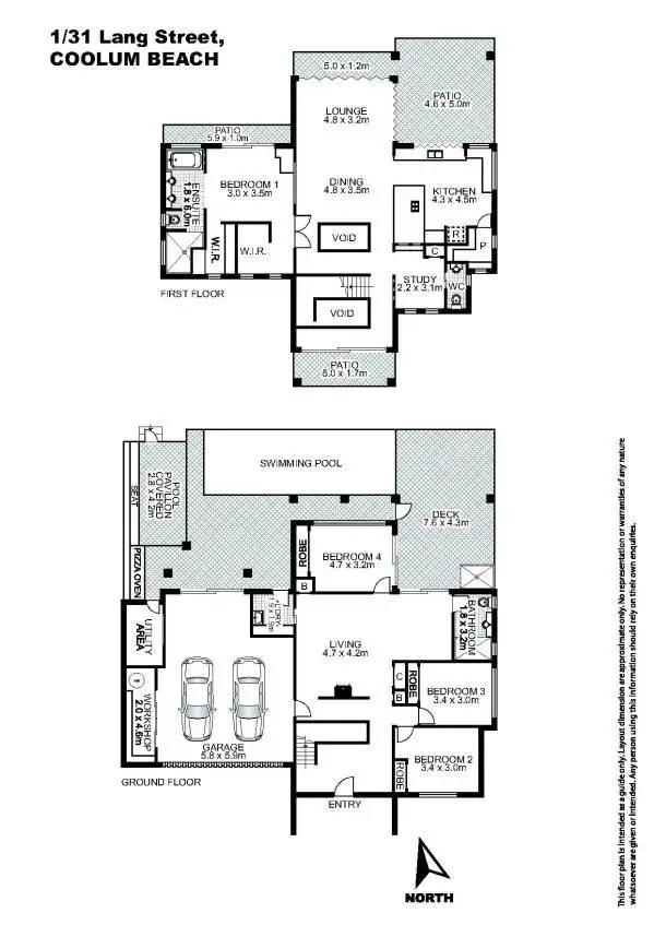 Floorplan of Homely house listing, 31 Lang Street, Coolum Beach QLD 4573