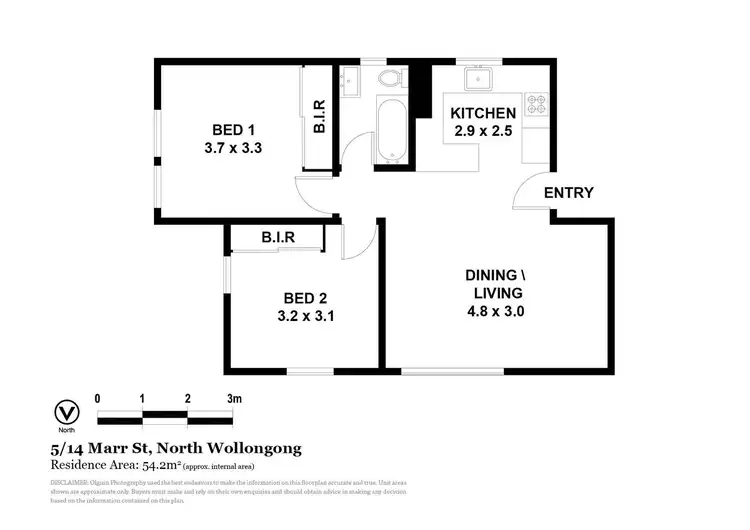 Floorplan of Homely apartment listing, 5/14 Marr Street, Wollongong NSW 2500