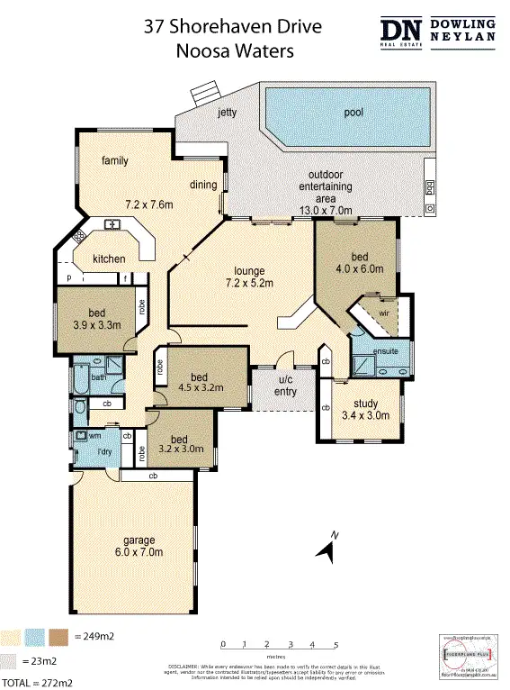 Floorplan of Homely house listing, 37 Shorehaven Drive, Noosa Waters QLD 4566