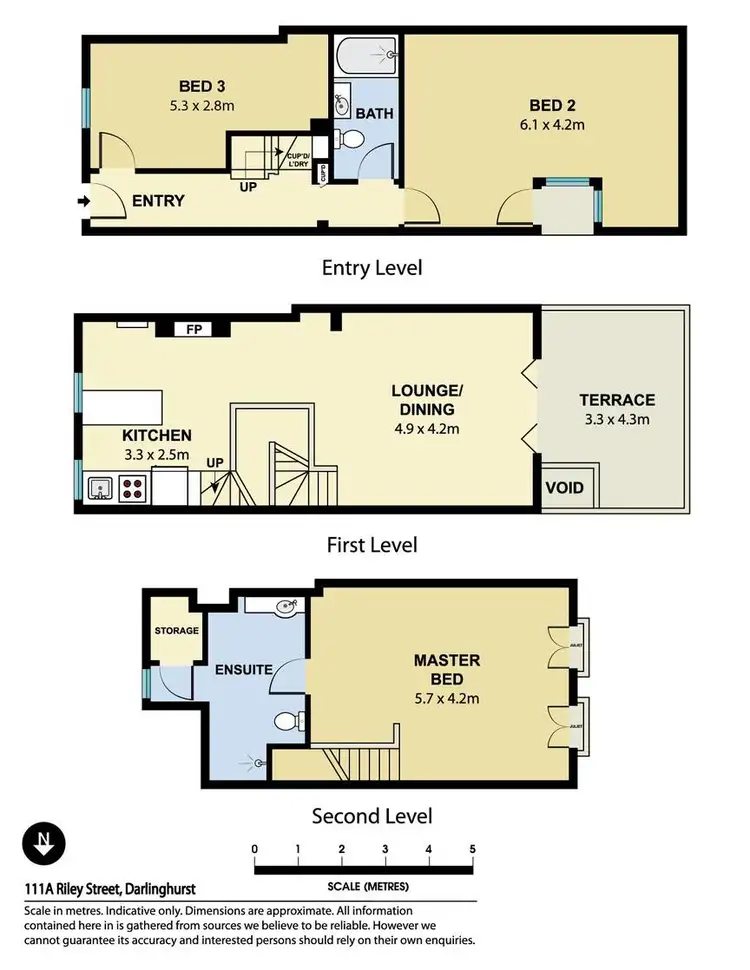 Floorplan of Homely house listing, 111A Riley Street, Darlinghurst NSW 2010