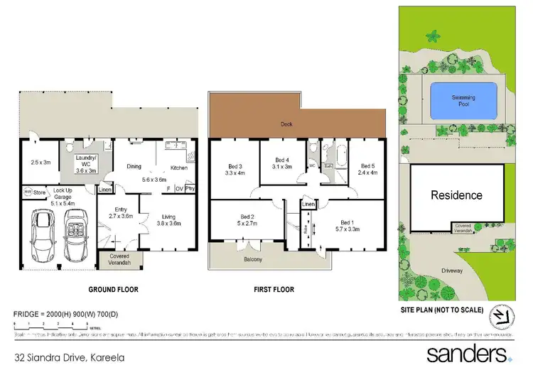 Floorplan of Homely house listing, 32 Siandra Drive, Kareela NSW 2232