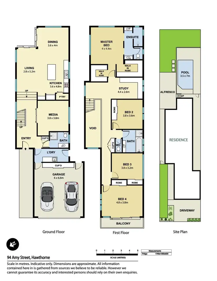 Floorplan of Homely house listing, 94 Amy Street, Hawthorne QLD 4171
