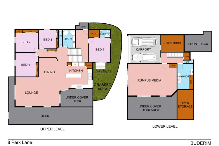 Floorplan of Homely house listing, 8 Park Lane, Buderim QLD 4556