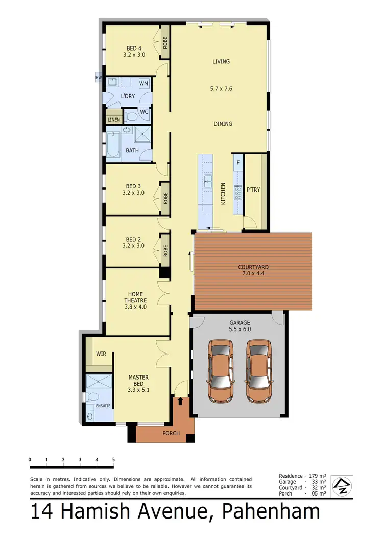 Floorplan of Homely house listing, 14 Hamish Avenue, Pakenham VIC 3810