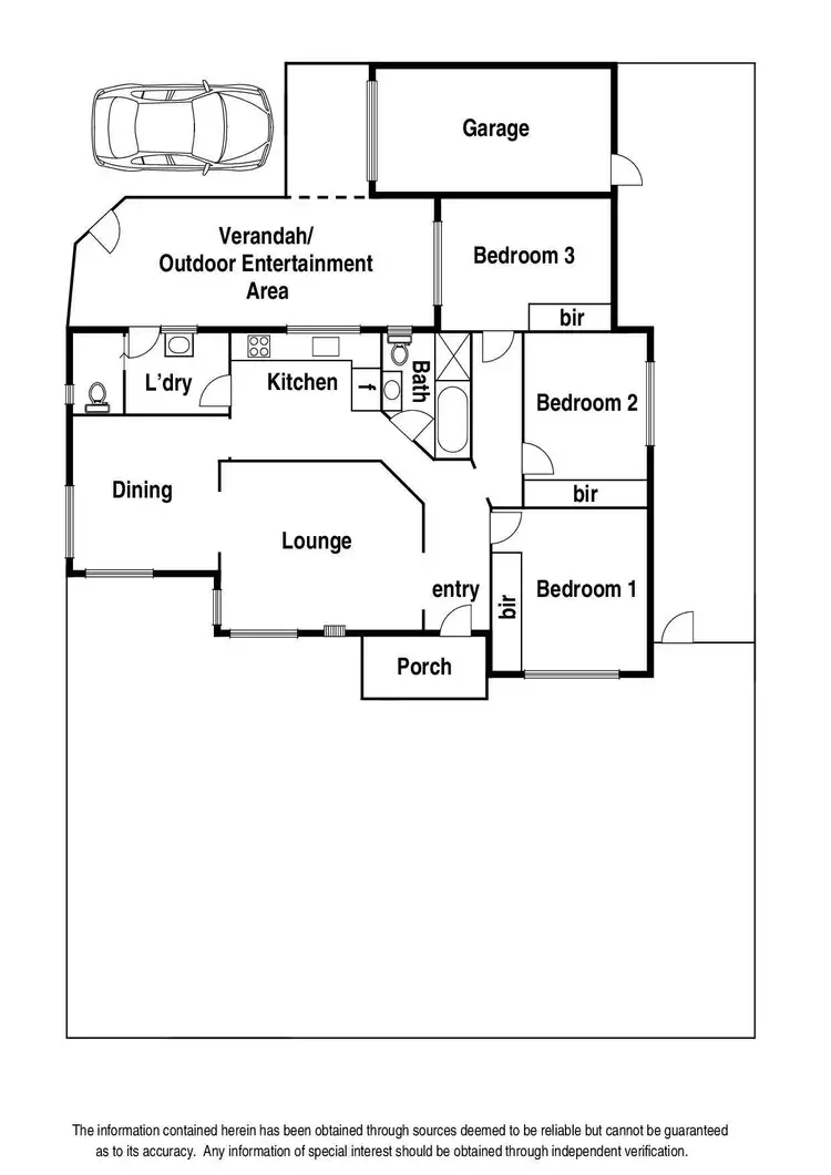 Floorplan of Homely house listing, 1/43 Barton Street, Reservoir VIC 3073