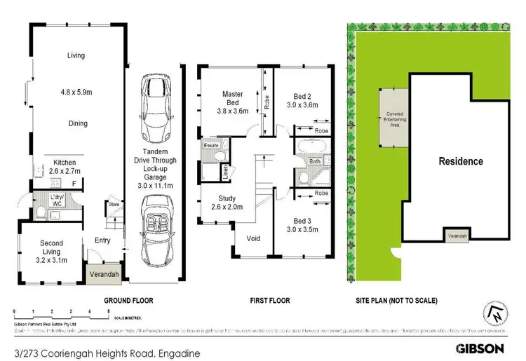 Floorplan of Homely townhouse listing, 3/273 Cooriengah Heights Road, Engadine NSW 2233