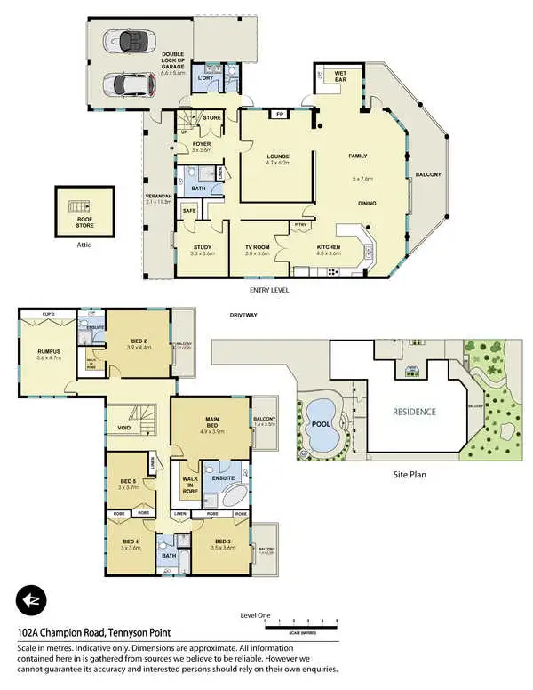 Floorplan of Homely house listing, 102a Champion Road, Tennyson Point NSW 2111