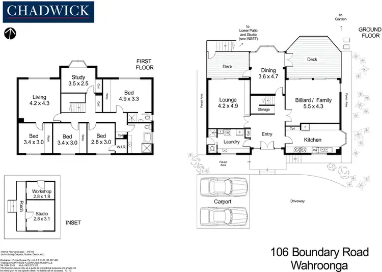 Floorplan of Homely house listing, 106 Boundary Road, Wahroonga NSW 2076