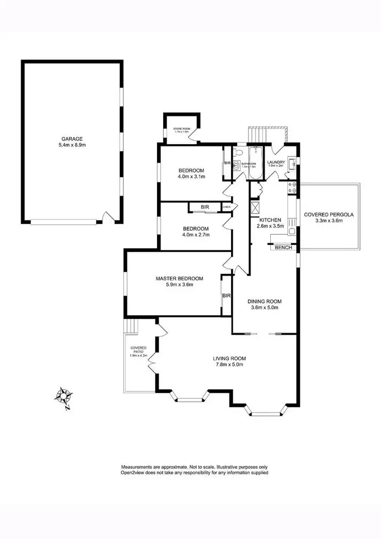 Floorplan of Homely house listing, 25 Akora Street, Frenchs Forest NSW 2086