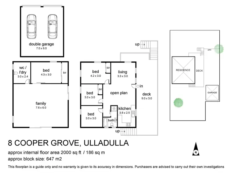 Floorplan of Homely house listing, 8 Cooper Grove, Ulladulla NSW 2539