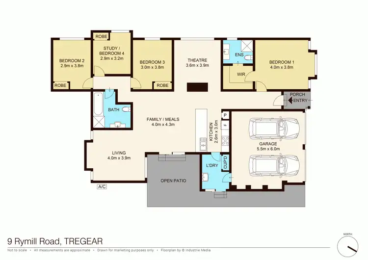 Floorplan of Homely house listing, 9 Rymill Road, Tregear NSW 2770