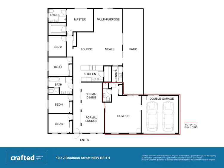 Floorplan of Homely house listing, 10-12 Bradman Street, New Beith QLD 4124