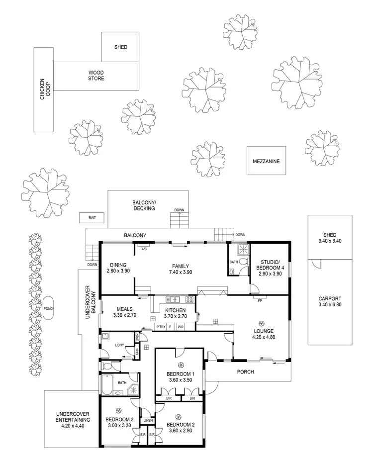 Floorplan of Homely house listing, 15 Ellis Avenue, Eden Hills SA 5050