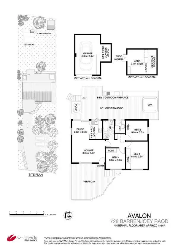 Floorplan of Homely house listing, 728 Barrenjoey Road, Avalon NSW 2107