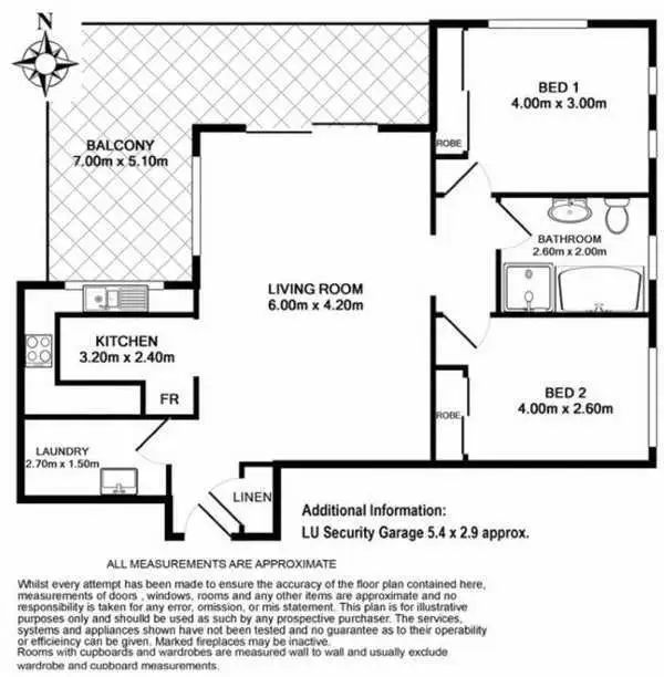 Floorplan of Homely unit listing, 33/18-22 Gray Street, Sutherland NSW 2232