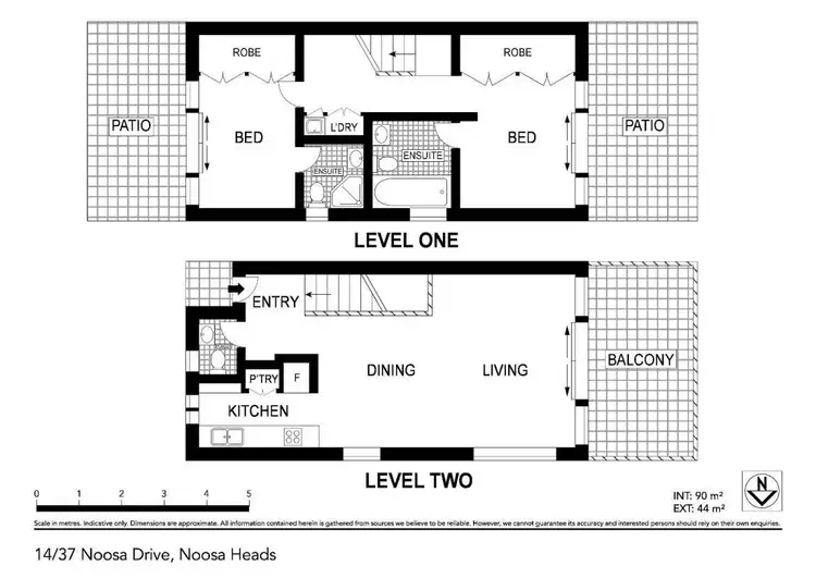 Floorplan of Homely unit listing, 14/37 Noosa Drive, Noosa Heads QLD 4567