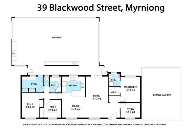 Floorplan of Homely house listing, 39 Blackwood Street, Myrniong VIC 3341