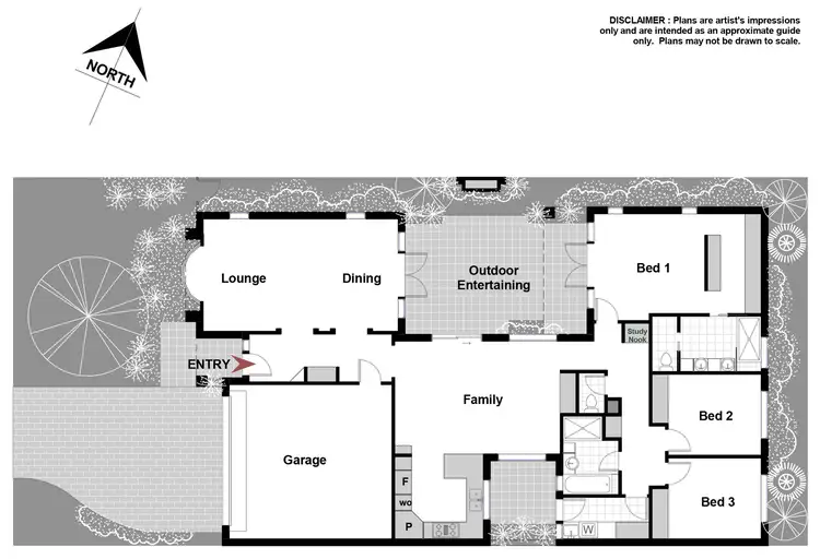 Floorplan of Homely townhouse listing, 19 Kootara Crescent, Narrabundah ACT 2604