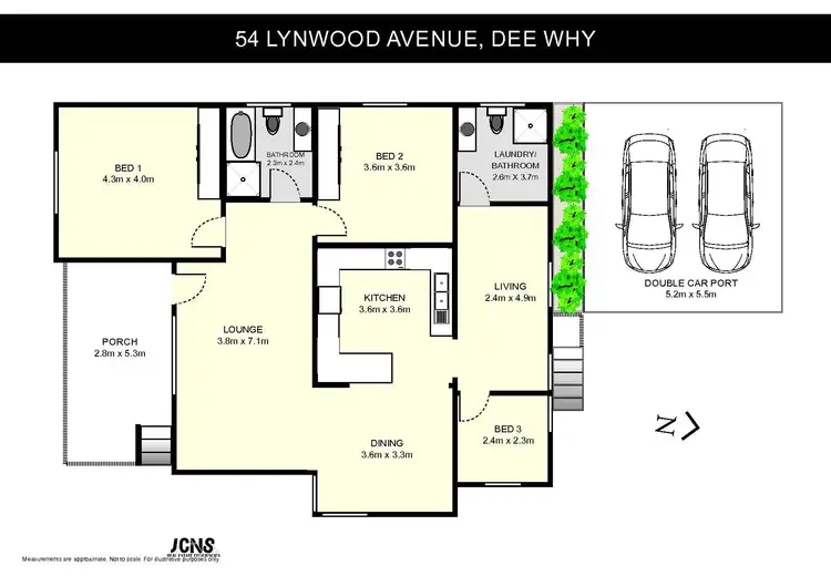 Floorplan of Homely house listing, 54 Lynwood Avenue, Cromer NSW 2099