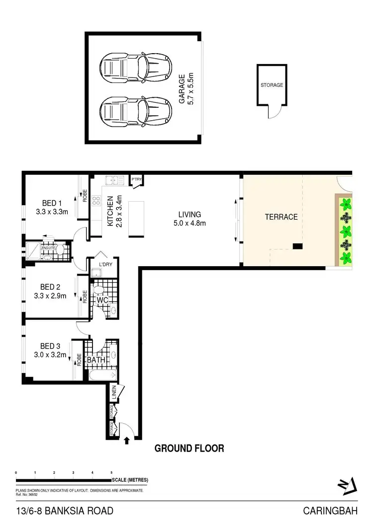 Floorplan of Homely unit listing, 13/6-8 Banksia Road, Caringbah NSW 2229