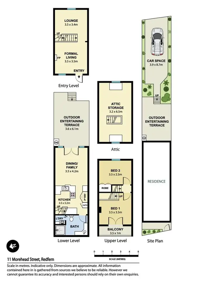 Floorplan of Homely house listing, 11 Morehead Street, Redfern NSW 2016