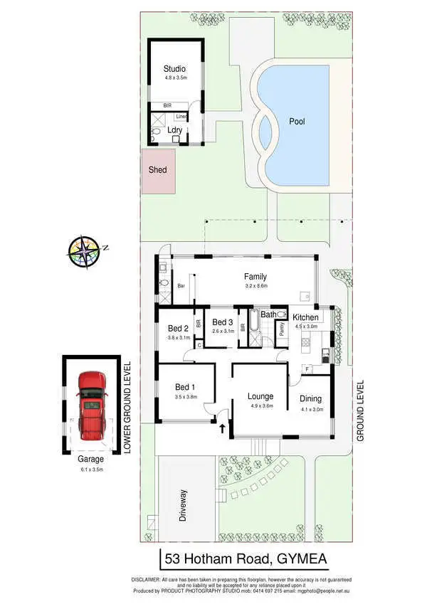 Floorplan of Homely house listing, 53 Hotham Road, Gymea NSW 2227
