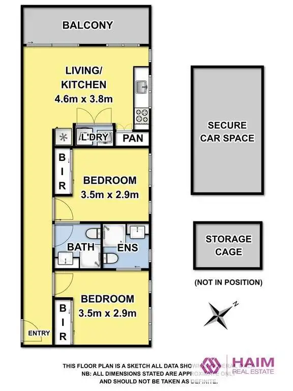 Floorplan of Homely apartment listing, 12/848 Centre Road, Bentleigh East VIC 3165