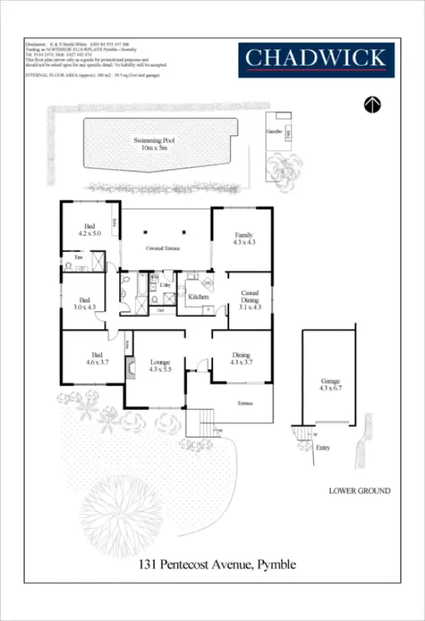 Floorplan of Homely house listing, 131 Pentecost Avenue, Turramurra NSW 2074