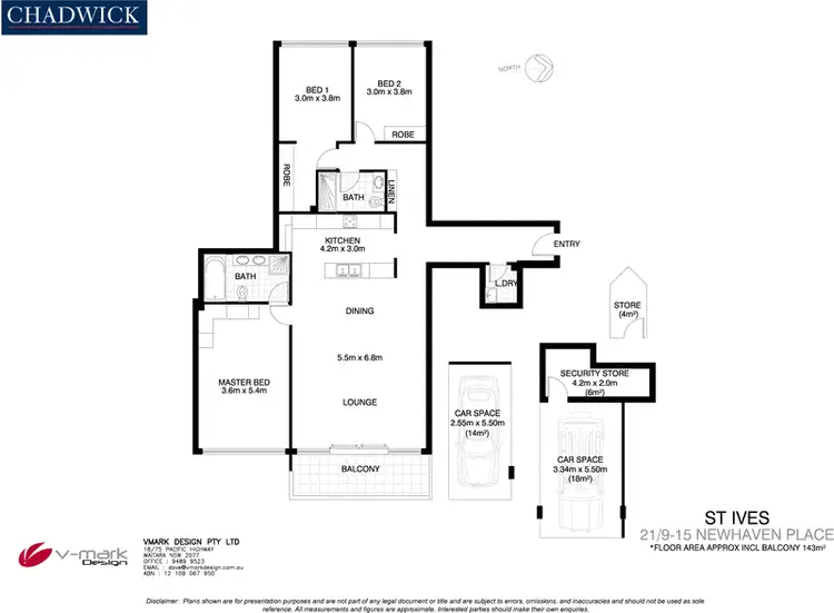 Floorplan of Homely unit listing, 21/9-15 Newhaven Place, St Ives NSW 2075