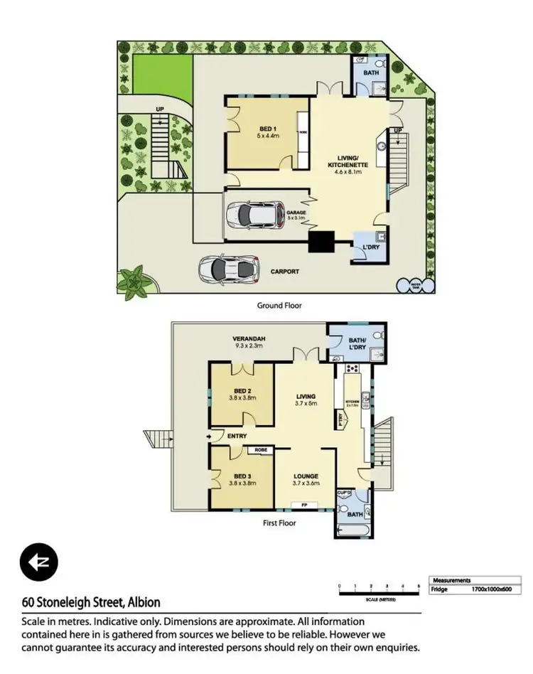 Floorplan of Homely house listing, 60A Stoneleigh Street, Albion QLD 4010