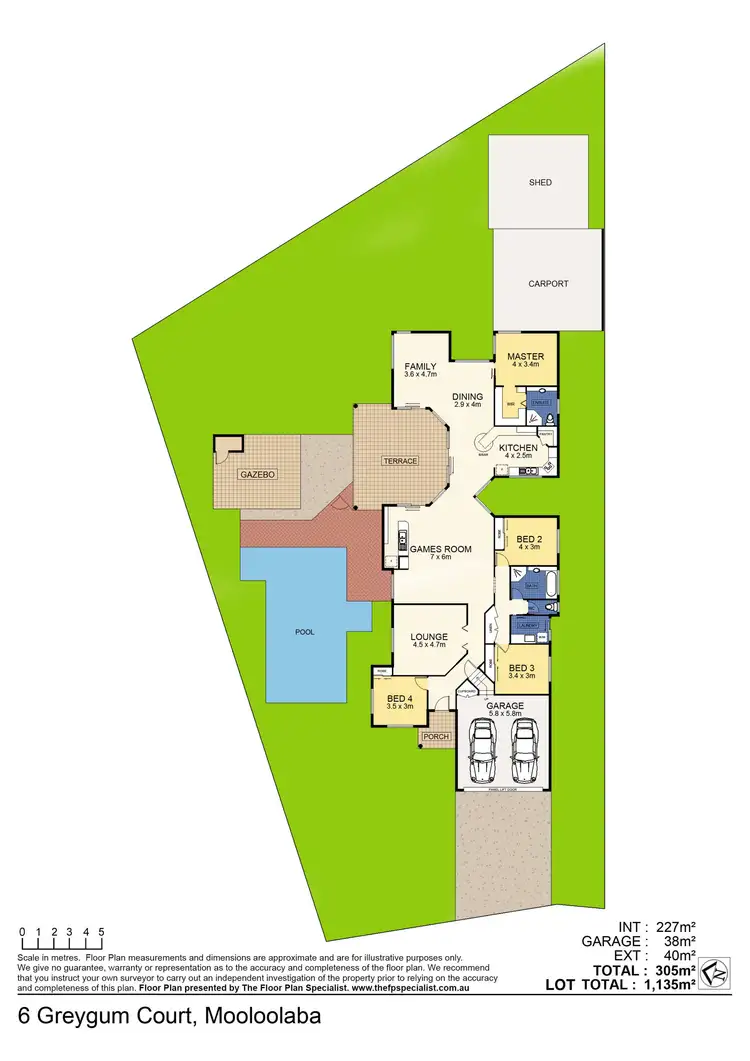 Floorplan of Homely house listing, 6 Greygum Court, Mooloolaba QLD 4557