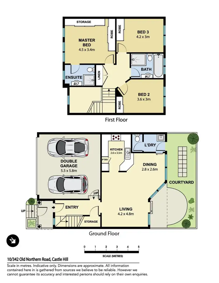 Floorplan of Homely townhouse listing, 10/342 Old Northern Road, Castle Hill NSW 2154