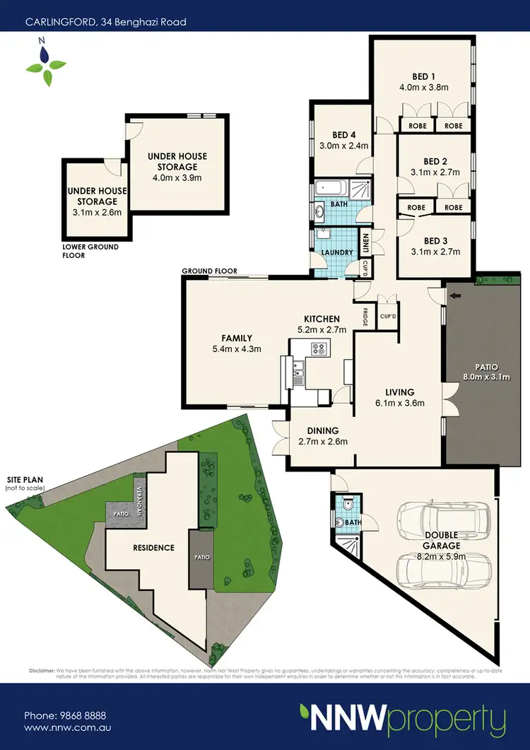 Floorplan of Homely house listing, 34 Benghazi Road, Carlingford NSW 2118