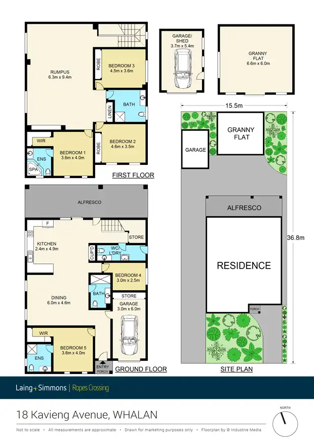 Floorplan of Homely house listing, 18 Kavieng Avenue, Whalan NSW 2770